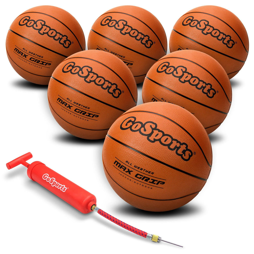 Indoor & Outdoor Rubber Basketballs, 6-pk | 7