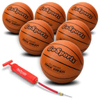 Indoor & Outdoor Rubber Basketballs, 6-pk | 7