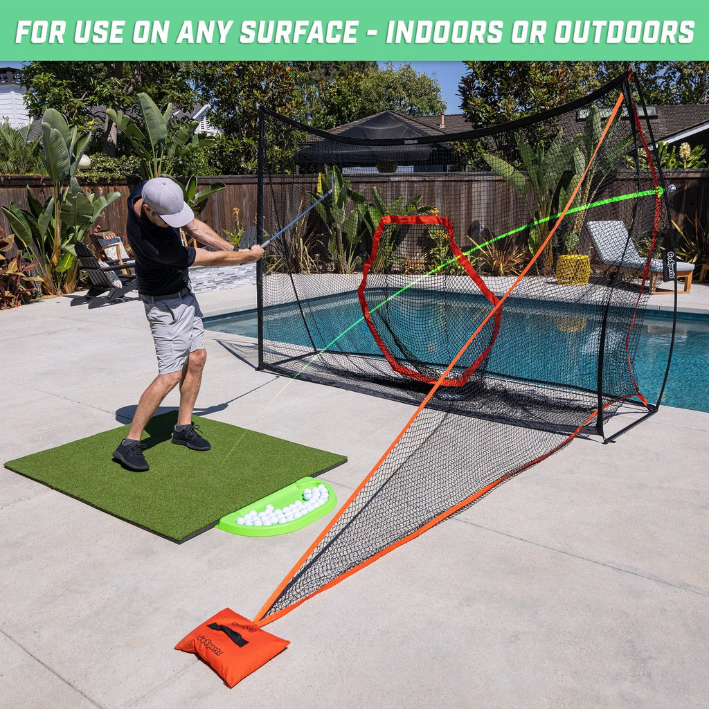 Shank Net Attachment for Golf Hitting Nets