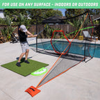 Shank Net Attachment for Golf Hitting Nets