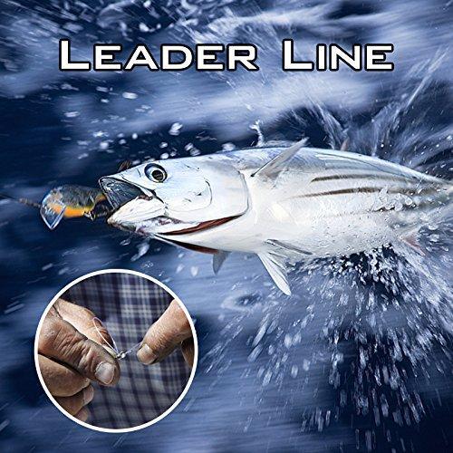 KastKing DuraBlend Monofilament Leader Line | Clear / 25 LB (Wound on Spool) 0.45mm/120 yds
