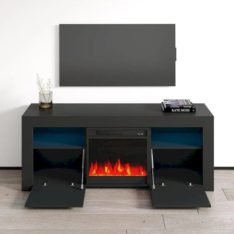 Copper Grove Qorasuv 58-Inch Electric Fireplace TV Stand
