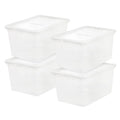 Clear Storage Box 4 Pack - 58 QT