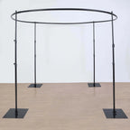 Efavormart 10ft | 4 Post Gold Metal DIY Photography Backdrop Stand, Wedding Arch Canopy Tent