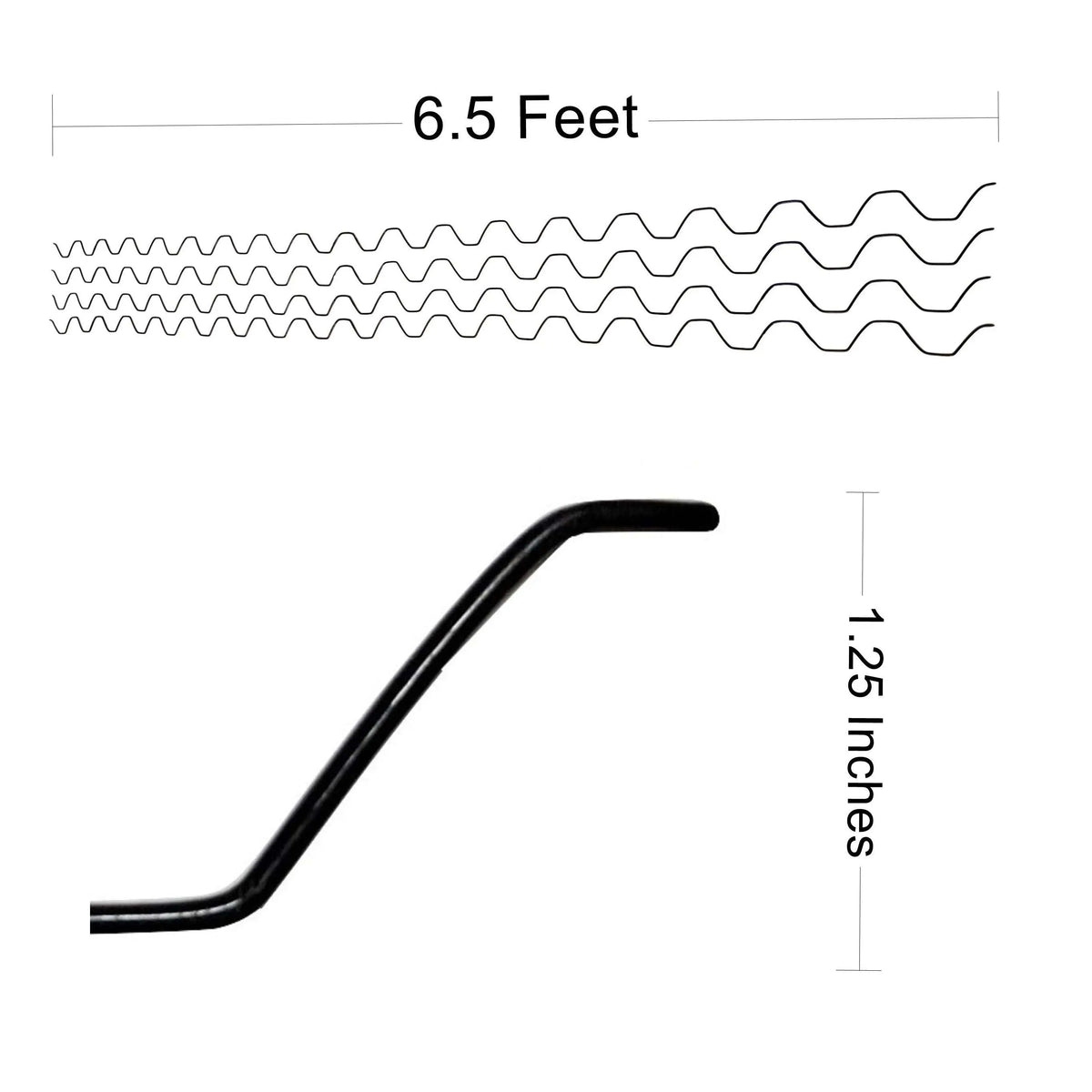 Greenhouse PVC Coated Spring Wire Lock | 10 Pack