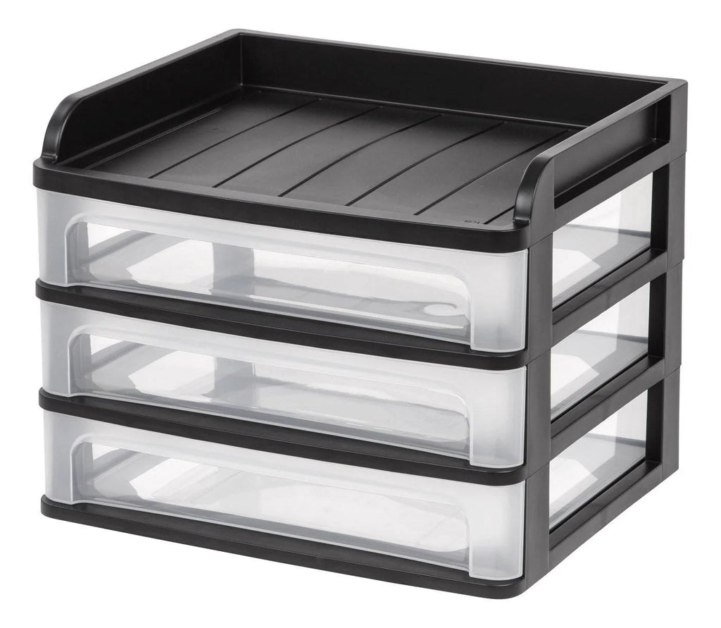 Medium Desktop Drawer System, 2 Pack, Black