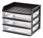 Medium Desktop Drawer System, 2 Pack, Black