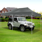 HOTEEL 10x15 Heavy Duty Canopy Tent ,Pop up Canopy for Parties Wedding,Commercial Easy up Gazebo with Roller Bag,UV 50+ &,White