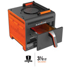 Blackstone Adventure Ready Portable Propane Air Fryer, 4 Quart, Gray & Orange, 18W, 3ft Cord