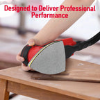 M optimized Electric Detail Sander with 12 Sanding Paper, 350W Brushless Motor Mouse Sander, Powerful & Low Vibration, 10000 RPM, for Wood Working