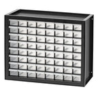 Drawer Parts Cabinet - 64 Drawer | Black
