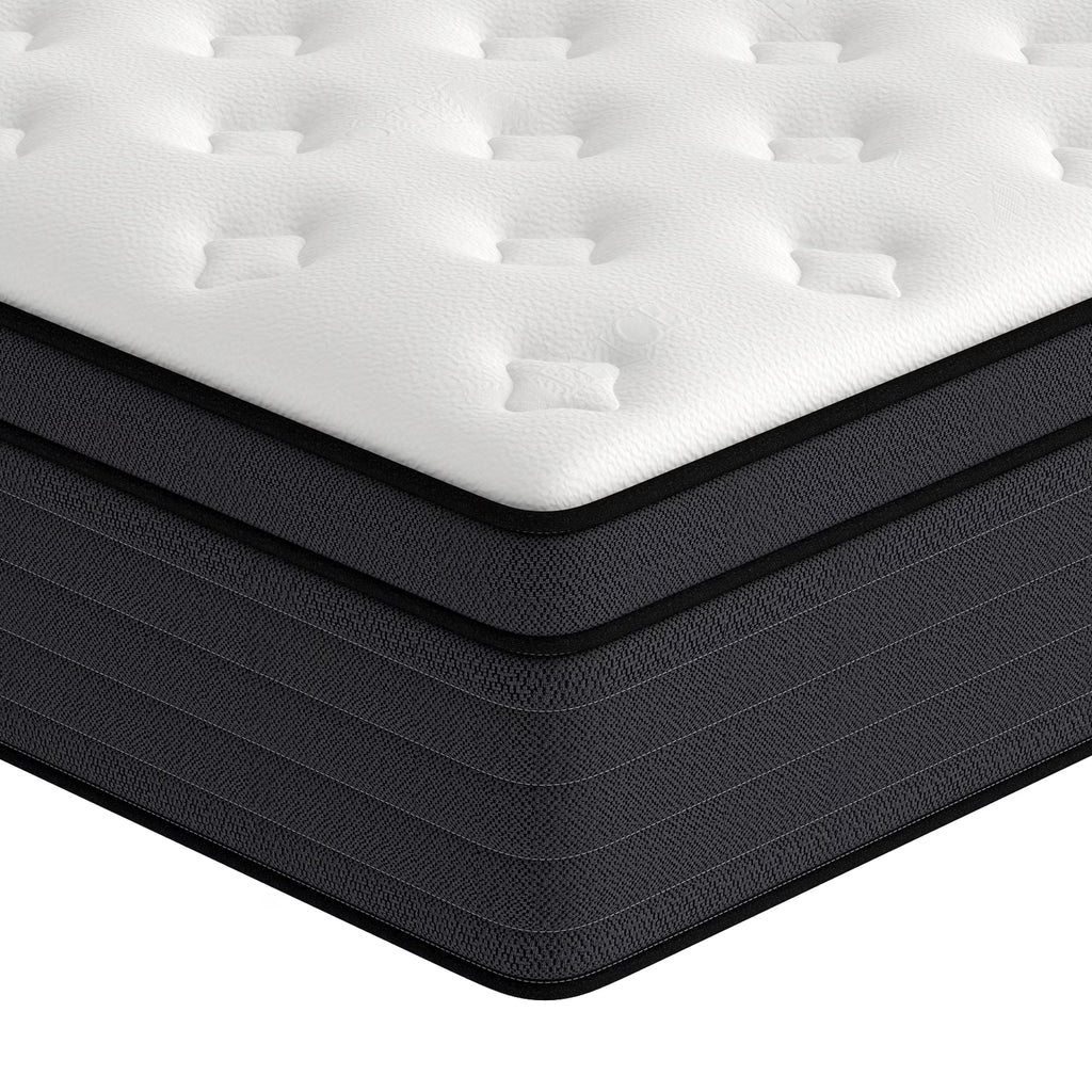 CICIMLU 12 inch Queen Mattress,Gel Memory Foam & Spring Hybrid Medium Comfort Mattress in a Box,CertiPUR-US