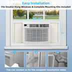 10000 Btu Quiet Window Air Conditioner With Remote Amp Eco Mode Energy Star Certified 3 In 1 Window Ac Unit With Dehumidifier