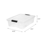 Stack & Pull Storage Box - 27 QT 2 pack