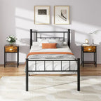Futzca Bed Frame Featuring Headboard and Footboard