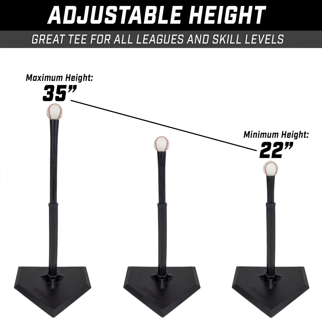 Adjustable Baseball & Softball Batting Tee