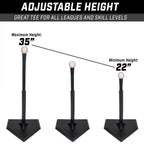 Adjustable Baseball & Softball Batting Tee