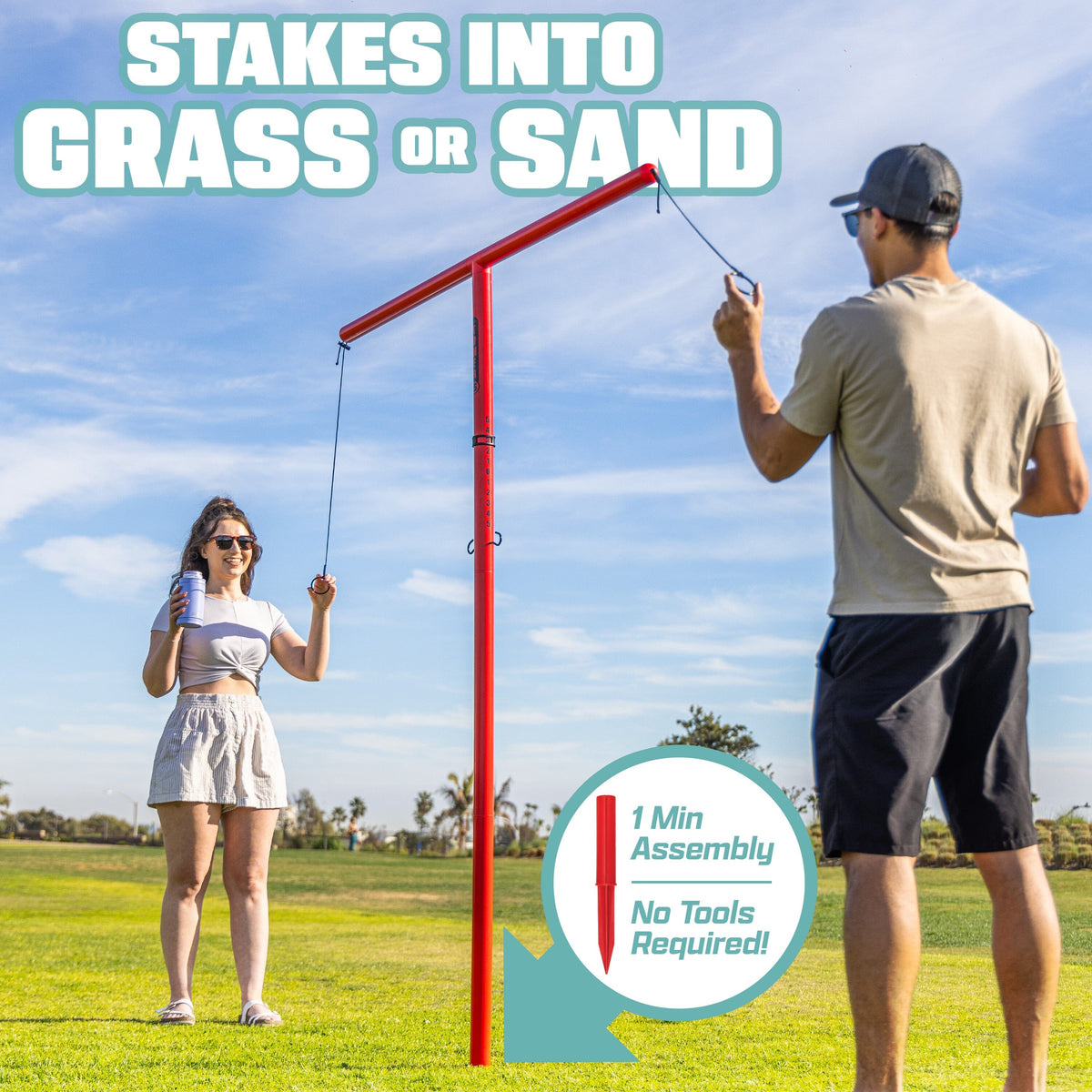 Tower 5 Giant Ring Swing Versus Game