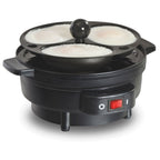 Hamilton Beach Egg Cooker with Built-In Timer, Poaching Tray, Stainless Steel Lid