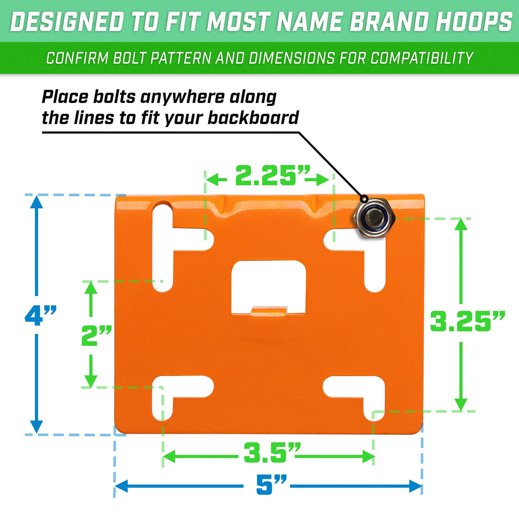 18" Regulation Steel Basketball Rim | Fixed