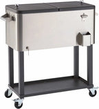 TRINITY Stainless Steel Cooler with Cover (100 Quart)