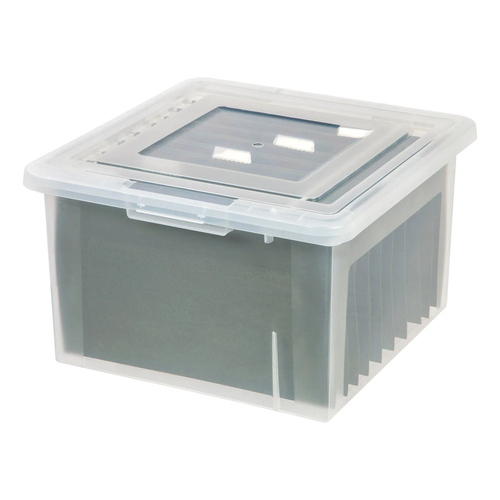 Letter and Legal Snap Lid File Box - 38 QT