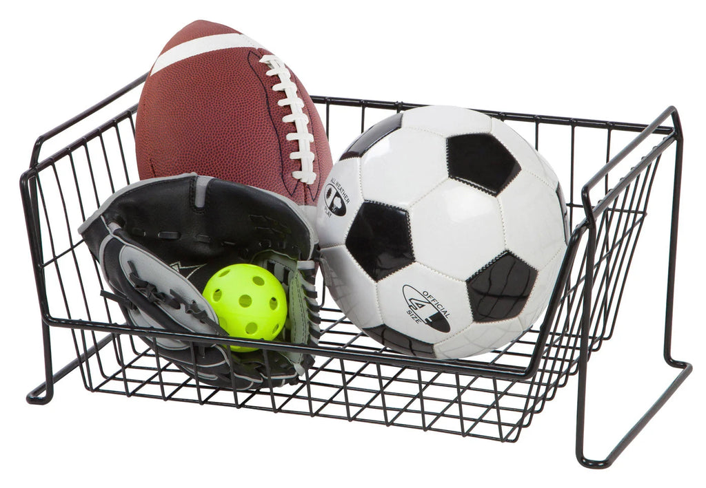 Large Stacking Basket, Black