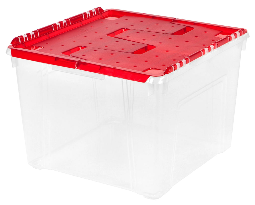 Holiday Ornament Wing-Lid Storage Box - 2 Pack
