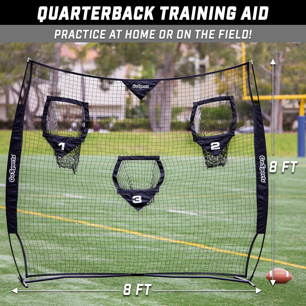 8' x 8' QB Training Throwing Net | Black