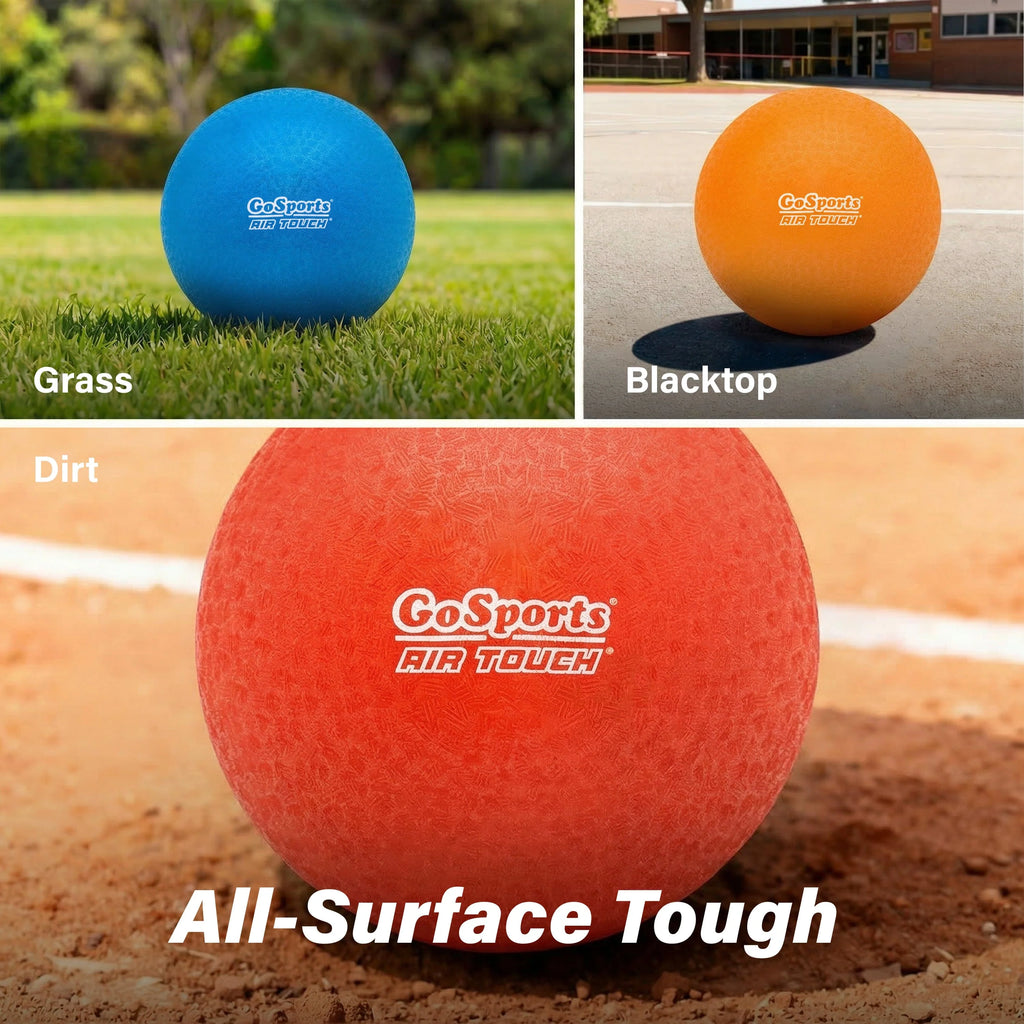 8.5" Soft Touch Playground Ball, 6-pk with Pump