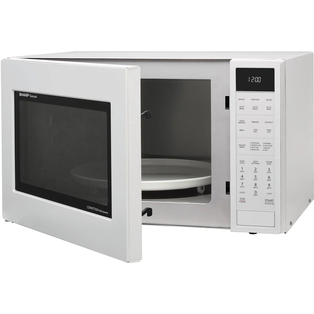 Sharp 1.5 Cu. Ft. 900W Convection Microwave Oven, Stainless Steel