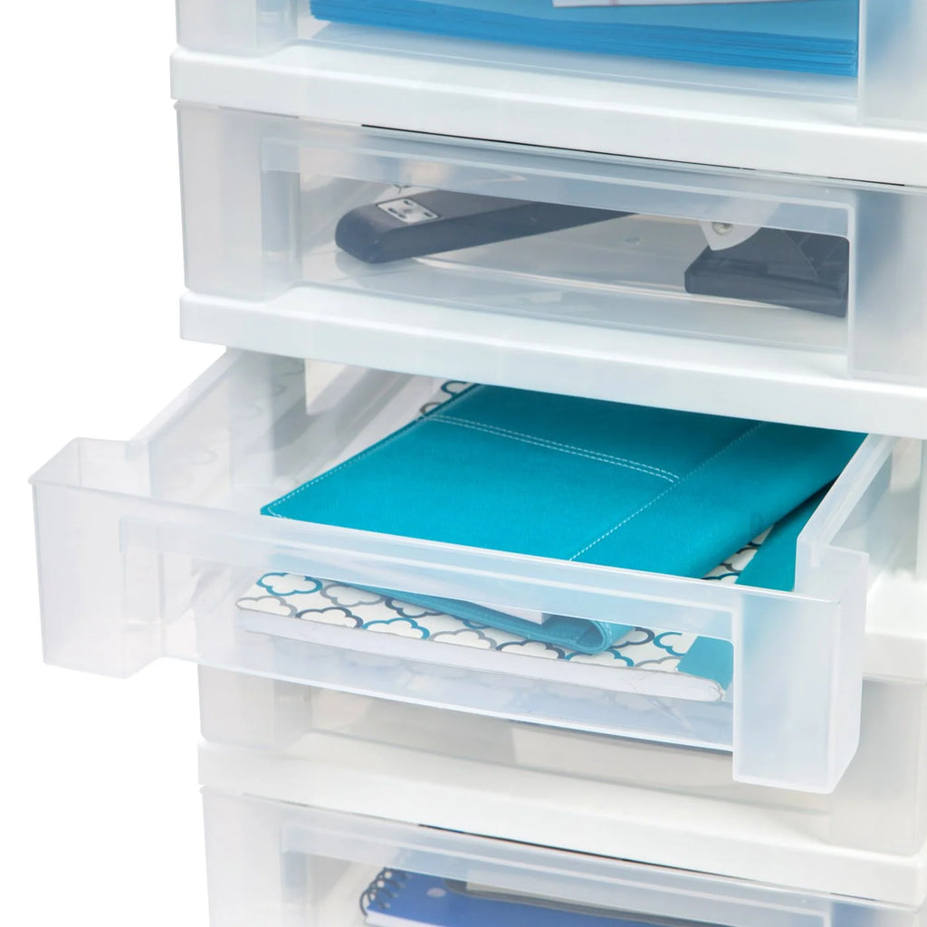 Storage Cart with Organizer Top - 10 Drawer