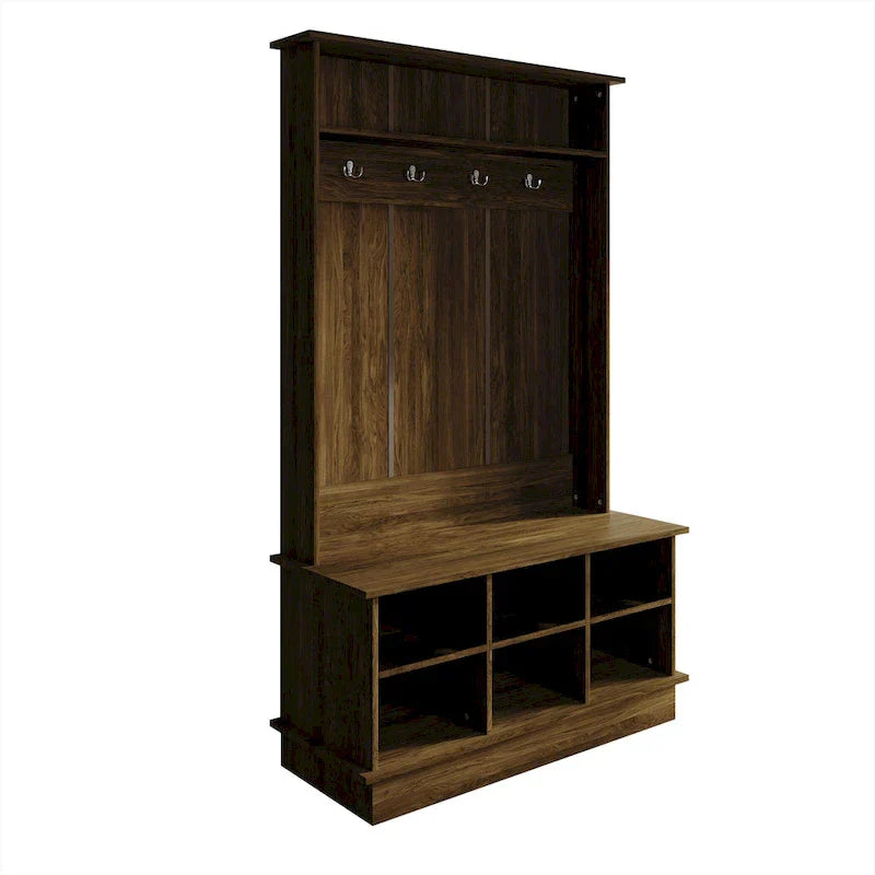 CraftPorch Contemporary Hall Tree with Storage Solutions