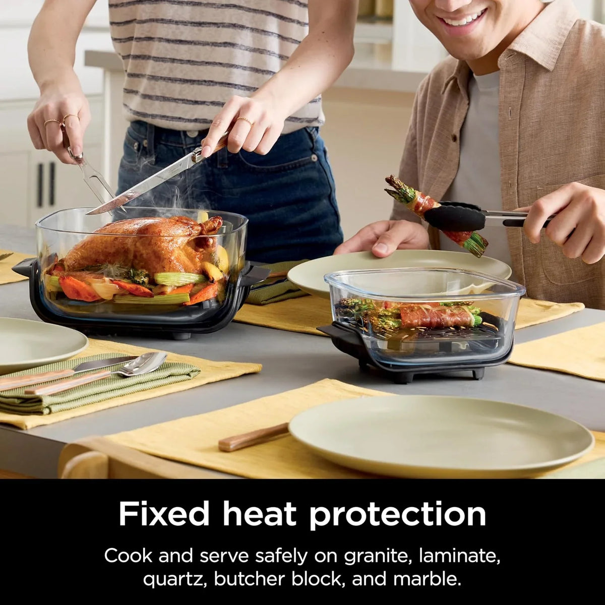 Ninja Crispi 4-in-1 Portable Glass Air Fryer Cooking System