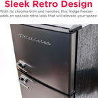 Frigidaire 2 Door Apartment Size Refrigerator Freezer Combo 7.5 cu ft Platinum Series Stainless
