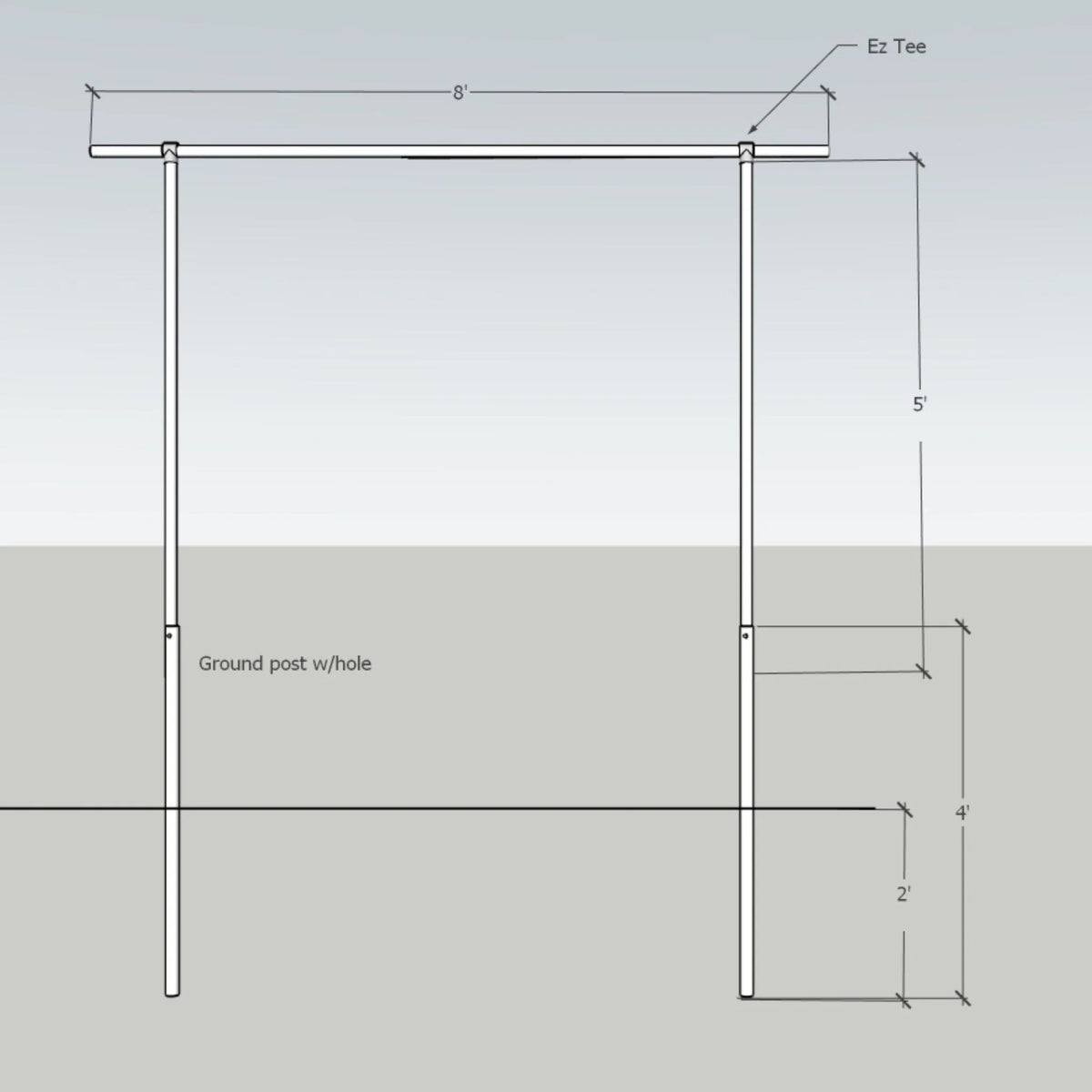DIY Tomato Trellis | 1 3/8" Heavy Duty