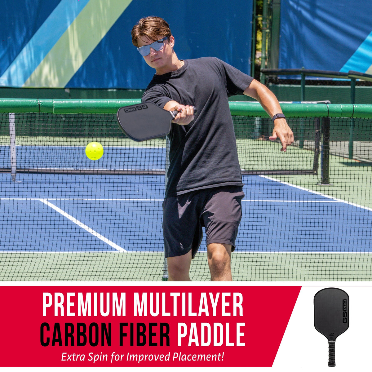 GS Carbon Fiber Pickleball Paddle | GS PRO