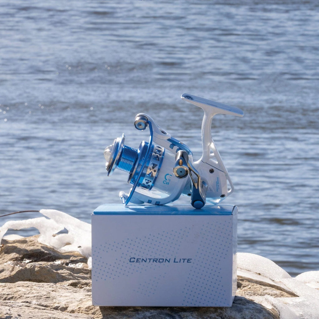KastKing Centron Spinning Reels | White / Ultralight/Ice Fishing-500 / 5.2:1