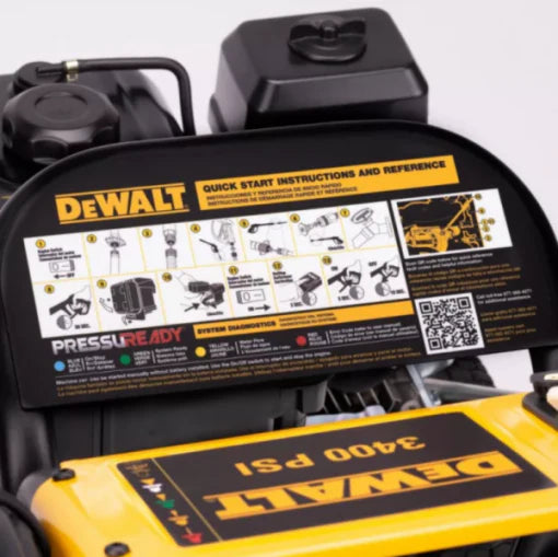 Pressure Ready 3400 PSI 2.5 GPM Cold Water Gas Pressure Washer