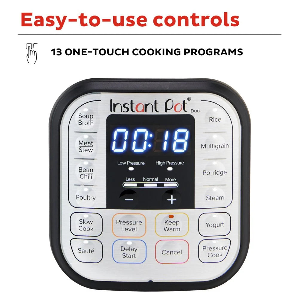 Qt Electric Pressure Cooker 7 In 1 with Easy Release Steam