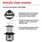 Qt Electric Pressure Cooker 7 In 1 with Easy Release Steam