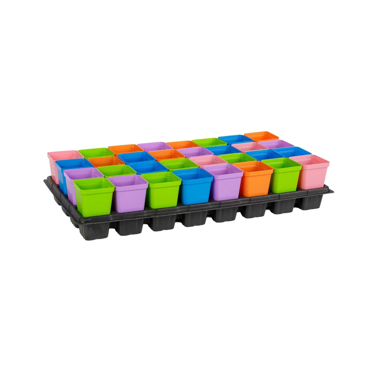 32-Cell Reusable Plant Starter Trays with Inserts | 2 Pack / Multicolor