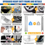 HOTEEL 10x15 Heavy Duty Canopy Tent ,Pop up Canopy for Parties Wedding,Commercial Easy up Gazebo with Roller Bag,UV 50+ &,White