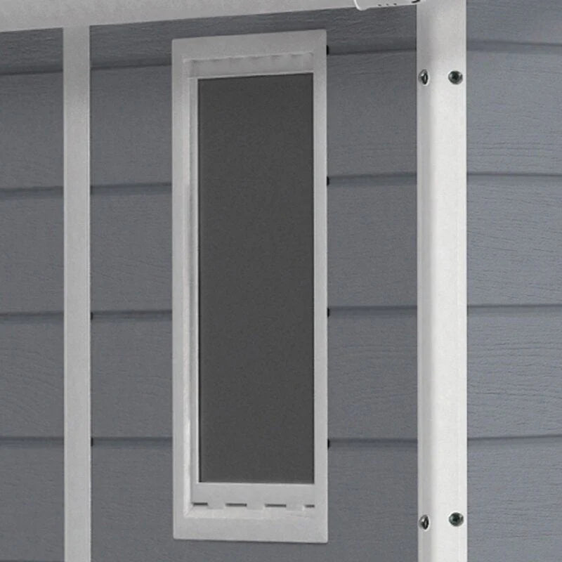 Manor 6 ft. W x 7.5 ft. D Plastic Storage Shed