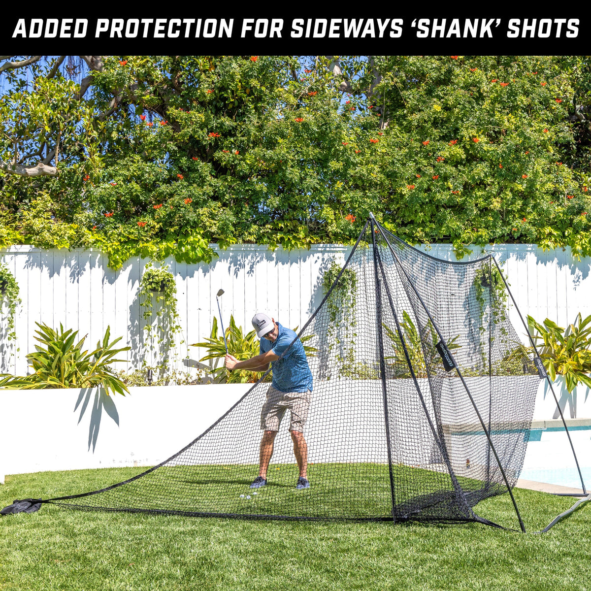 Shank Net Attachment for Golf Nets