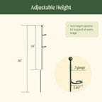 Single Stem Plant Support Loop - 3 Pack