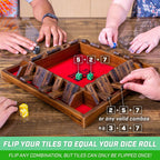 Shut-the-Box Premium Wooden Dice Game