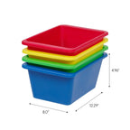 Storage Bin Rack - Replaceable Bins | Pastel