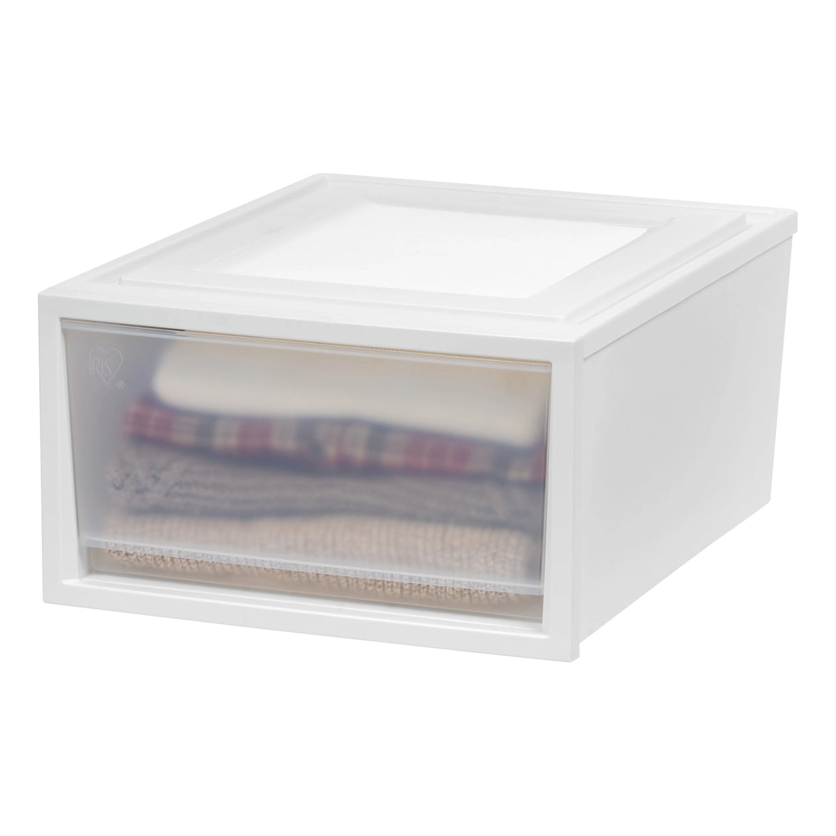 Box Chest Drawer, White, 3 Pack