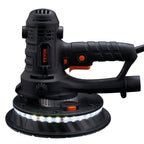 800W Electric Drywall Sander with Dust Extraction, Adjustable RPM 1200-2300, Brush Motor for Efficient Wall Sanding & Polishing